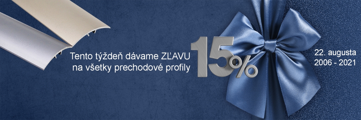 OSLAVUJEME 15.VÝROČIE ZALOŽENIA FIRMY